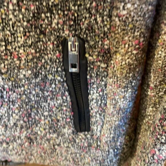 Rag and Bone Lory Knot Leather Trim Leather Jacket - Picture 7 of 13